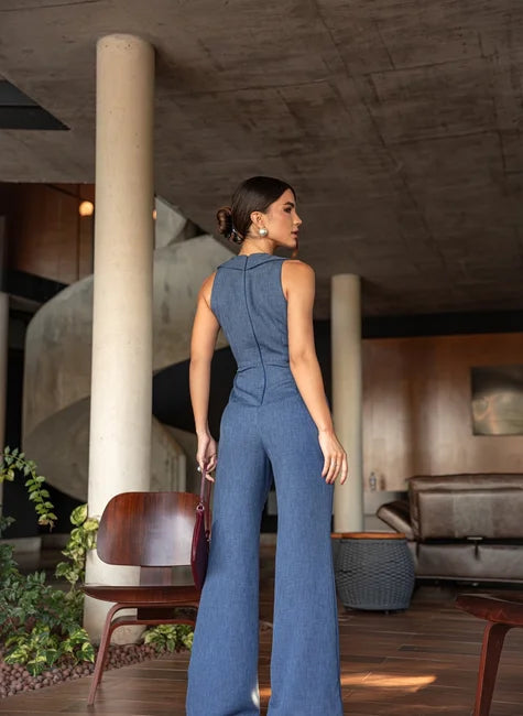 Crossover Tailored Jumpsuit