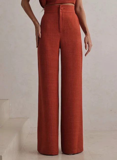 DOT Asymmetrical Blouse Set