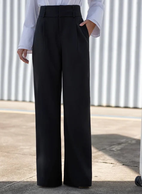 Tailored Pants with Double Belt Loop – DOT