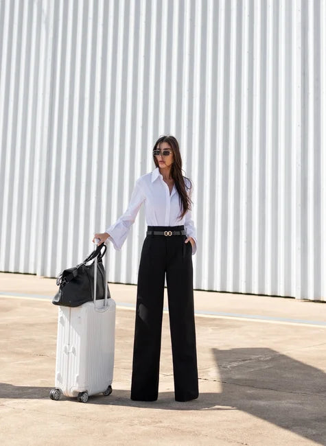 Tailored Pants with Double Belt Loop – DOT