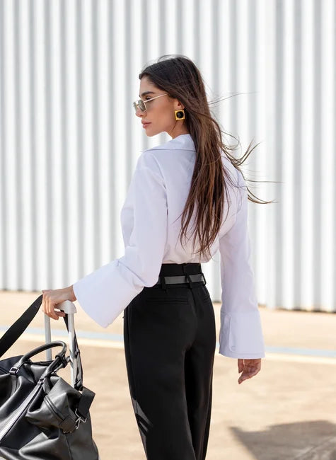 Tailored Pants with Double Belt Loop – DOT