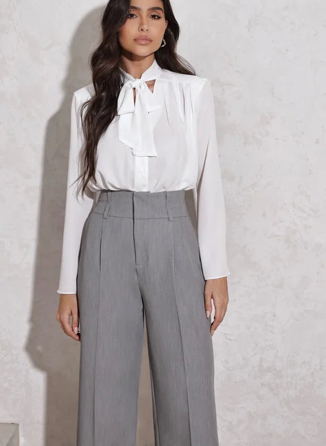 Tailored Pants with Double Belt Loop – DOT