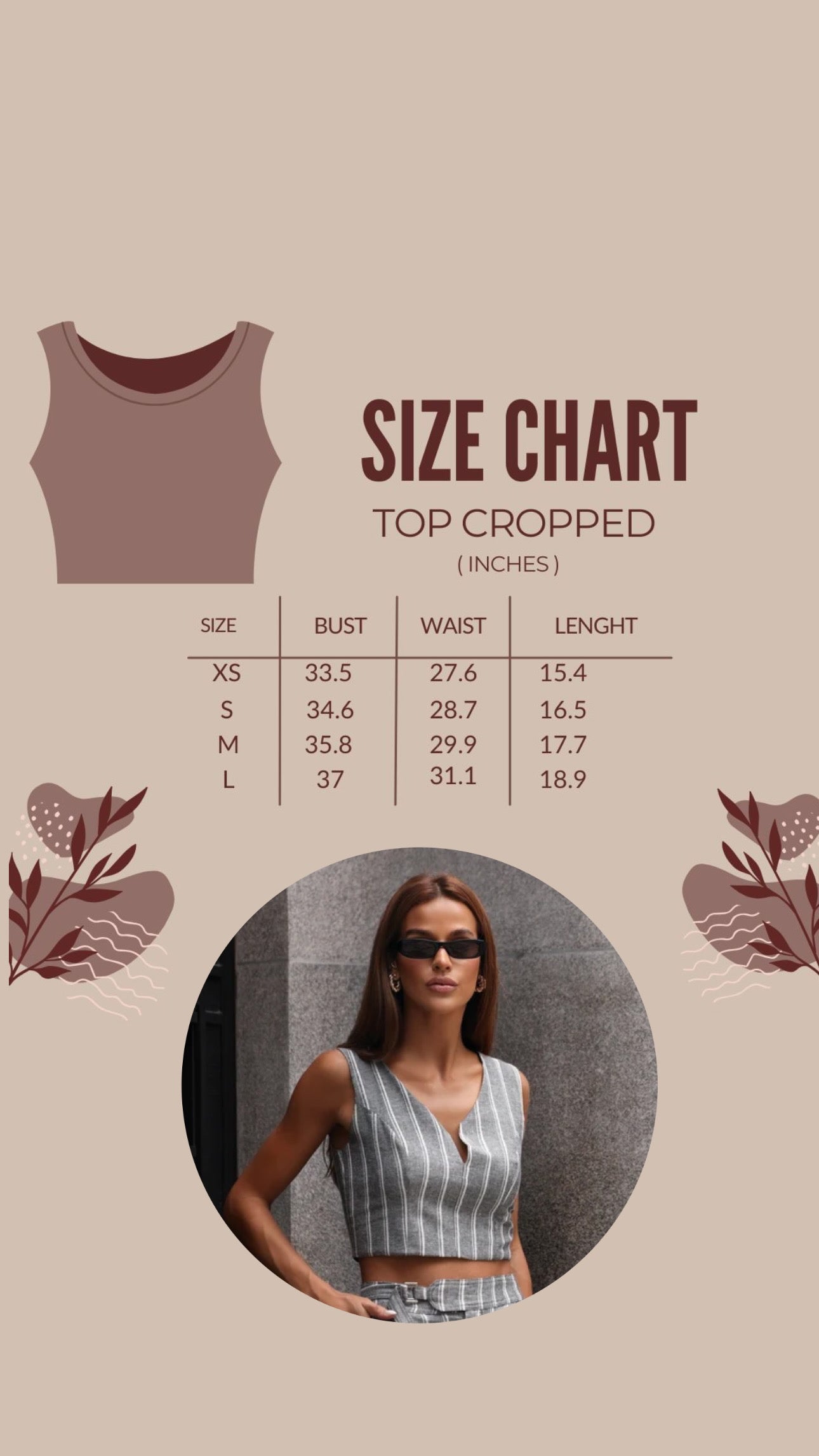 DOT Striped Linen Cropped Top & Shorts Set