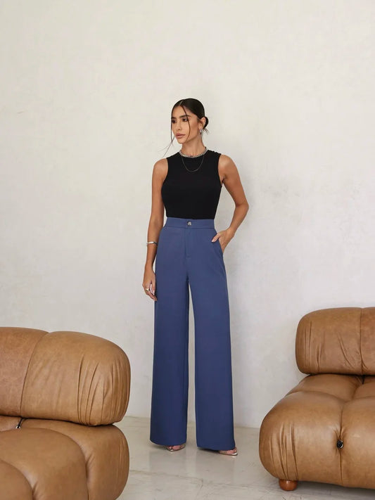 DOT Tailored Pants with Back Detail
