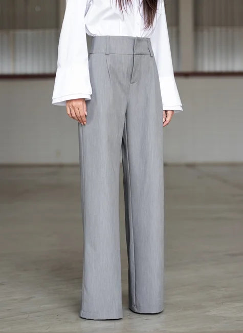 Tailored Pants with Double Belt Loop – DOT